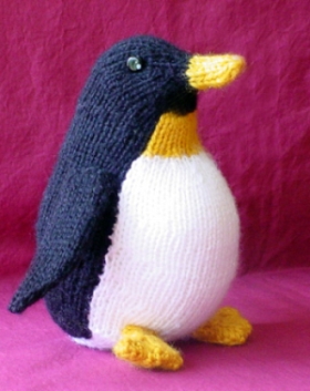 knitted penguin