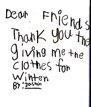 thank you card